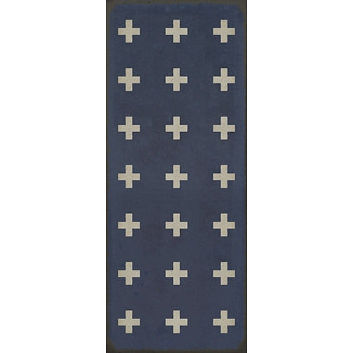 Luxury Designer Spicher & Company Pattern 24 Greece Vinyl Floorcloth