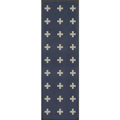 Luxury Designer Spicher & Company Pattern 24 Greece Vinyl Floorcloth