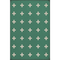 Luxury Designer Spicher & Company Pattern 24 Hydra Vinyl Floorcloth