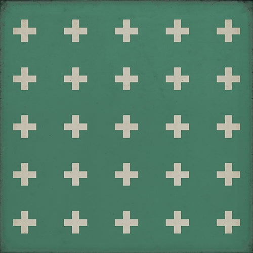 Luxury Designer Spicher & Company Pattern 24 Hydra Vinyl Floorcloth