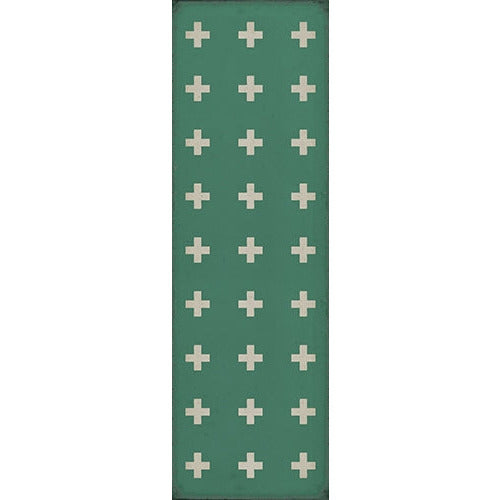 Luxury Designer Spicher & Company Pattern 24 Hydra Vinyl Floorcloth