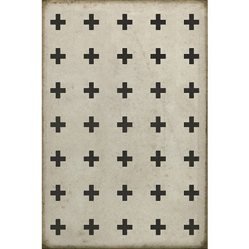 Luxury Designer Spicher & Company Pattern 24 Ithaca Vinyl Floorcloth