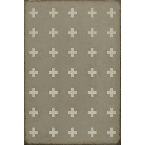 Spicher & Company Pattern 24 Kalamos Vinyl Floorcloth - USA-Made Rug | BSEID