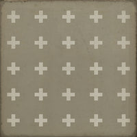 Spicher & Company Pattern 24 Kalamos Vinyl Floorcloth - USA-Made Rug | BSEID