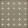 Spicher & Company Pattern 24 Kalamos Vinyl Floorcloth - USA-Made Rug | BSEID