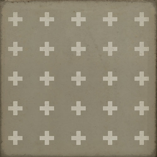 Spicher & Company Pattern 24 Kalamos Vinyl Floorcloth - USA-Made Rug | BSEID