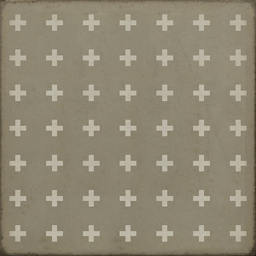 Spicher & Company Pattern 24 Kalamos Vinyl Floorcloth - USA-Made Rug | BSEID