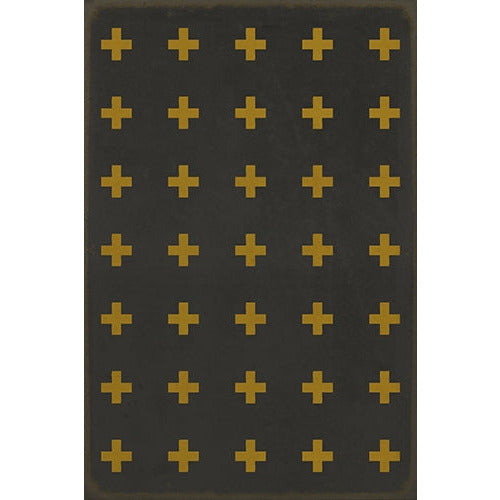Luxury Designer Spicher & Company Pattern 24 Samos Vinyl Floorcloth