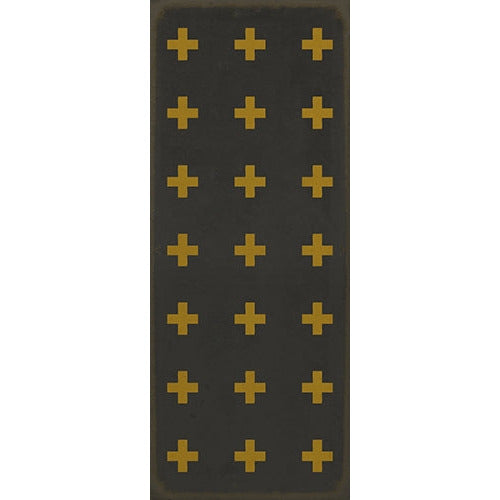 Luxury Designer Spicher & Company Pattern 24 Samos Vinyl Floorcloth