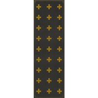Luxury Designer Spicher & Company Pattern 24 Samos Vinyl Floorcloth
