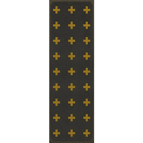 Luxury Designer Spicher & Company Pattern 24 Samos Vinyl Floorcloth