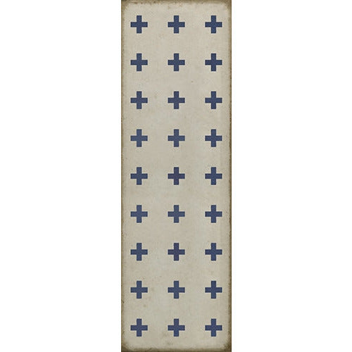 Luxury Designer Spicher & Company Pattern 24 Skyros Vinyl Floorcloth