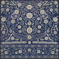 Spicher & Company Pattern 36 Dickinson Vinyl Floorcloth - USA-Made Rug | BSEID
