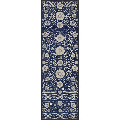 Spicher & Company Pattern 36 Dickinson Vinyl Floorcloth - USA-Made Rug | BSEID