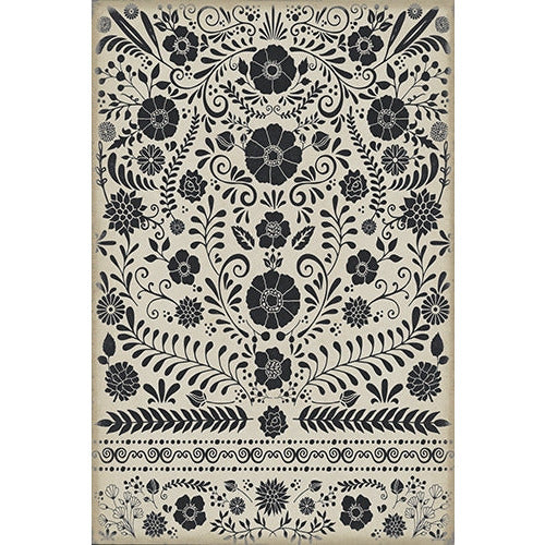 Spicher & Company Pattern 36 Lovecraft Vinyl Floorcloth - USA-Made Rug | BSEID