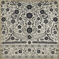 Spicher & Company Pattern 36 Lovecraft Vinyl Floorcloth - USA-Made Rug | BSEID