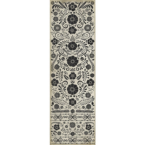 Spicher & Company Pattern 36 Lovecraft Vinyl Floorcloth - USA-Made Rug | BSEID
