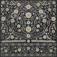 Spicher & Company Pattern 36 Saboteur Vinyl Floorcloth - USA-Made Rug | BSEID