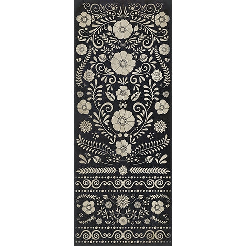 Spicher & Company Pattern 36 Saboteur Vinyl Floorcloth - USA-Made Rug | BSEID