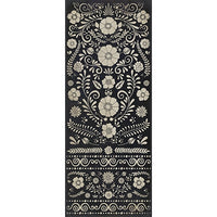 Spicher & Company Pattern 36 Saboteur Vinyl Floorcloth - USA-Made Rug | BSEID