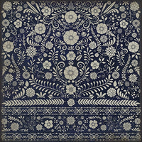 Luxury Designer Spicher & Company Pattern 36 Parker Vinyl Floorcloth