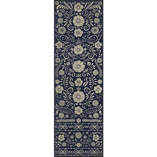 Luxury Designer Spicher & Company Pattern 36 Parker Vinyl Floorcloth