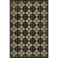 Spicher & Company Pattern 32 Daffodils Vinyl Floorcloth - USA-Made Rug | BSEID