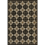Spicher & Company Pattern 32 Daffodils Vinyl Floorcloth - USA-Made Rug | BSEID