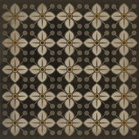 Spicher & Company Pattern 32 Daffodils Vinyl Floorcloth - USA-Made Rug | BSEID