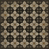 Spicher & Company Pattern 32 Daffodils Vinyl Floorcloth - USA-Made Rug | BSEID