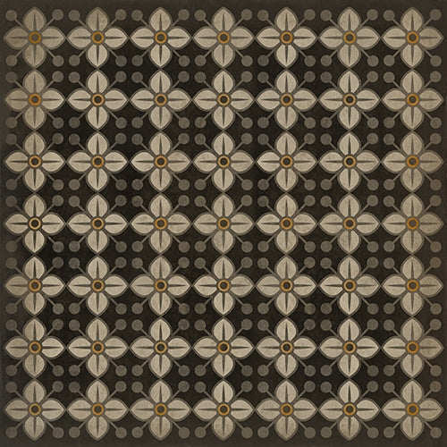 Spicher & Company Pattern 32 Daffodils Vinyl Floorcloth - USA-Made Rug | BSEID