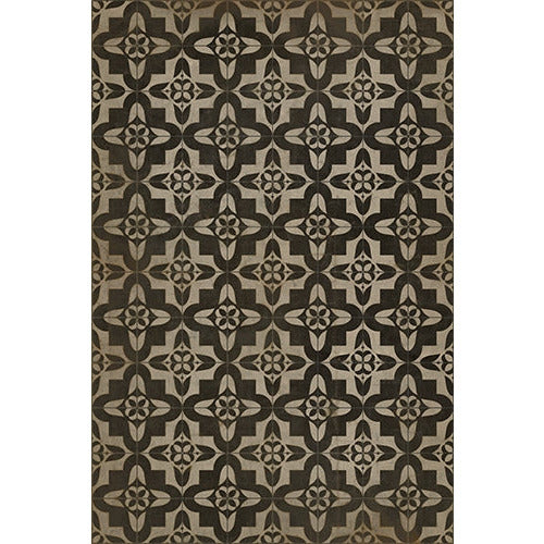 Spicher & Company Pattern 33 Boggled Vinyl Floorcloth - USA-Made Rug | BSEID