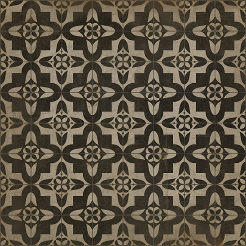 Spicher & Company Pattern 33 Boggled Vinyl Floorcloth - USA-Made Rug | BSEID