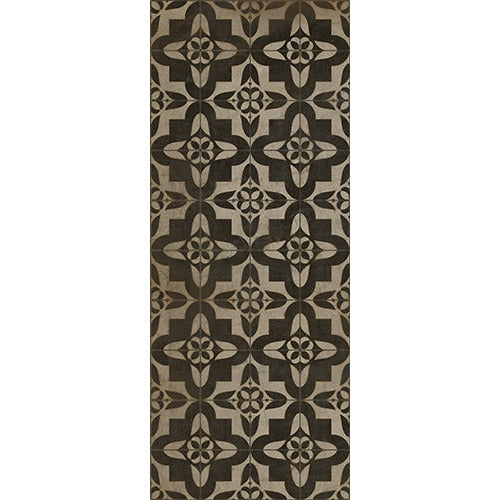 Spicher & Company Pattern 33 Boggled Vinyl Floorcloth - USA-Made Rug | BSEID