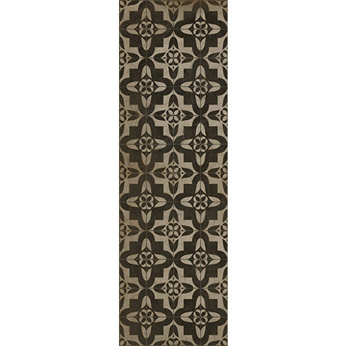 Spicher & Company Pattern 33 Boggled Vinyl Floorcloth - USA-Made Rug | BSEID