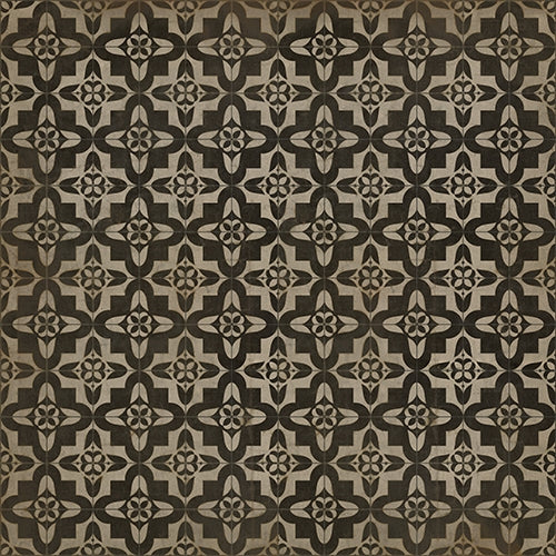 Spicher & Company Pattern 33 Boggled Vinyl Floorcloth - USA-Made Rug | BSEID