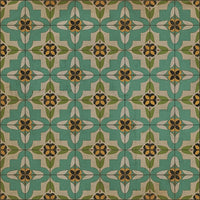 Spicher & Company Pattern 33 I Am Not a Bumblebee Vinyl Floorcloth