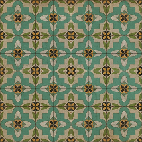 Spicher & Company Pattern 33 I Am Not a Bumblebee Vinyl Floorcloth