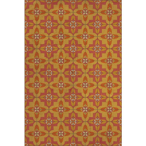 Designer Spicher & Company Pattern 33 Lollygagger Vinyl Floorcloth | BSEID