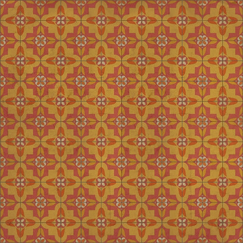 Designer Spicher & Company Pattern 33 Lollygagger Vinyl Floorcloth | BSEID