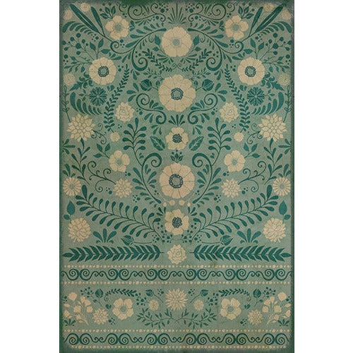 Spicher & Company Pattern 36 Breathe Vinyl Floorcloth - USA-Made Rug | BSEID