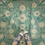 Spicher & Company Pattern 36 Breathe Vinyl Floorcloth - USA-Made Rug | BSEID