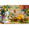 ceramic head vase lemons