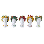 ceramic head vase lemons