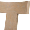 dining chair oak contemporary white seat