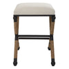 counter stool nautical rustic frame cotton natural