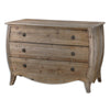 wood pine chest of 3 drawers antiqued brass knobs