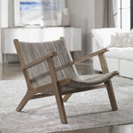 framed chair whitewash frame natural beige gray rattan