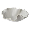 free form white ceramic bowl white Italy