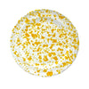 soup bowl yellow white speckled